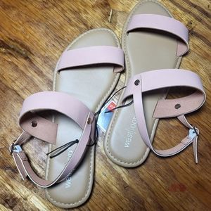 Sandals West Loop, size S 5, 6, black color, shoes for woman